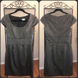 WORTHINGTON BUSINESS WORK GRAY & BLACK DRESS SZ 4